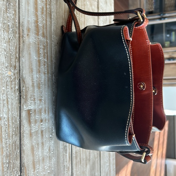 Dooney & Bourne small shoulder bag black pebble leather - Picture 3 of 5